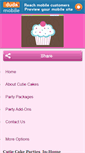 Mobile Screenshot of cutiecakeparties.com